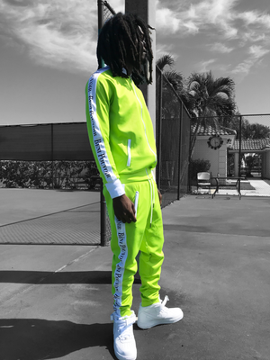 Neon 2025 green sweatsuit